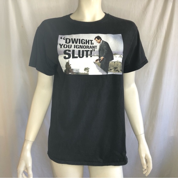 The Office tv show Michael Mens black t shirt size medium - Picture 9 of 10